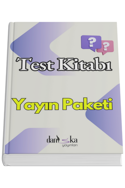 Daniska Yayınları Test Kitabı Yayın Paketi - Eğitim ve Sınav Kitapları Yayınlama Hizmeti